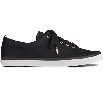 Scarpe Sperry Sailor Lace To Toe Serpent Leather - Sneakers Donna Nere, Italia IT 027B